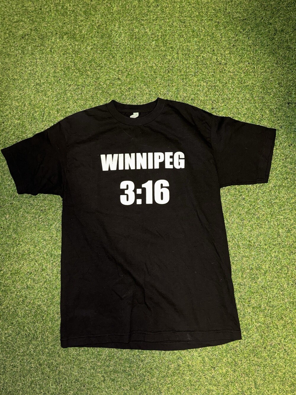 Vintage Winnipeg Stone Cold Steve Austin T Shirt Size L WWE